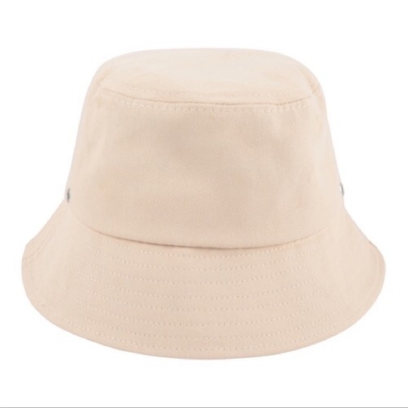 New Unisex Light Sand Ivory Slider Bucket Hat Cute And Lightweight - Picture 4 of 5